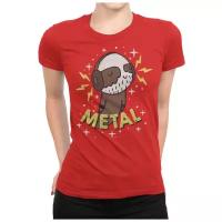 Футболка DreamShirts Studio Metal Женская красная L