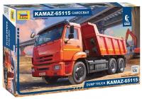 Сборная модель Камаз самосвал, масштаб 1/35 / KAMAZ-65115