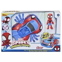 Игровой набор Hasbro Spidey and his Amazing Friends Спайди и транспорт 2-в-1 F1944