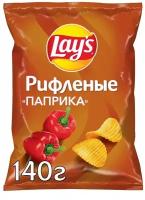 Чипсы картофельные Lay's рифлёные со вкусом Паприка