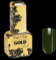 Nail Club professional Эмалевый гель-лак для ногтей с липким слоем GOLD CLUB 09 Avocado, 13 мл