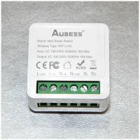 Умное реле Tuya Aubess 16 А, Wi-Fi 2.4 ГГц, работает с Алисой