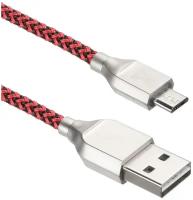 Кабель USB A (M) - microUSB B (M), 1м, ACD Black/Red (ACD-U927-M1R)