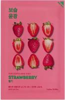 HOLIKA HOLIKA Маска для лица Pure Essence Mask Sheet Strawberry тканевая, 20 мл