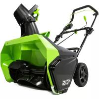 Снегоуборщик аккумуляторный greenworks GD60ST