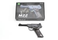 Пистолет металлический M-22 Кольт+500 пулек в гранате