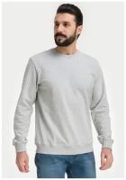 Свитшот мужской GREG G121-OZ02-28 (св.серый м.), Прямой силуэт / Сlassic fit, цвет Серый, размер 52-54