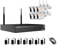 Готовый Wi-Fi комплект на 6 беспроводных Full HD камер CARCAM KIT-1080/6