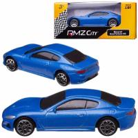 Машинка металлическая Uni-Fortune RMZ City 1:64 Maserati GranTurismo MC 2018, без механизмов, цвет синий