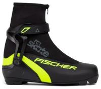 Лыжные ботинки Fischer RC 1 Skate S86022 NNN (черный/салатовый) 2022-2023 48 EU