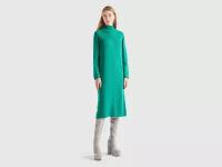 Трикотажное платье с воротником-стойкой United Colors of Benetton для женщин 23A-1235DV015-1U3-L