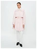Zarina Плащ с капюшоном, цвет Пыльно-розовый, размер L (RU 48)