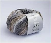 Пряжа Linda Lang Yarns(Линда), цвет 87 красно-черный, 50гр/150м, 85%хлопок, 15% полиамид, 1 моток