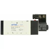 Пневмораспределитель Airtac 4V410-15 (4V41015AG) 5/2, G1/2 с катушкой 220 VAC