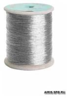 0212-3303 Нитки металлизированные (люрекс), 100 м, упак./12 шт. (серебро), 12шт