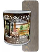 Масло для террас Kraskovar Deco Oil Terrace графит 0,75