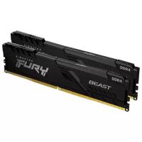 Оперативная память Kingston DDR4 64Gb (2x32Gb) 3600 MHz pc-28800 FURY Beast Black (KF436C18BBK2/64)