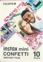 Картридж для фотоаппарата Fujifilm Colorfilm Instax Mini. Дизайнерская серия Confetti. 2024г