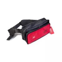 Поясная сумка для рыбалки Lucky John Waist bag 30х10х16 см красный/черный