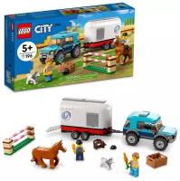 Конструктор LEGO City Great Vehicles Машина с прицепом для лошади Арт. 60327