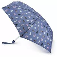 Мини-зонт FULTON, голубой, синий