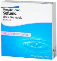 Контактные линзы Bausch & Lomb Soflens Daily Disposable, 90 шт