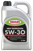 Синтетическое моторное масло Meguin New Generation 5W-30, 5 л