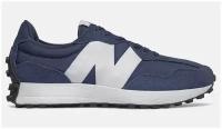 Кроссовки New Balance 327, демисезон/лето, натуральная замша, размер 9 US, синий