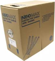 Кабель кабель NEOMAX [NM20001] F/UTP cat.5e 4 пары (305 м) 0.52 мм (24 AWG) медь PVC jacket