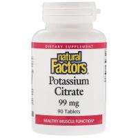 Natural Factors Potassium Citrate таб