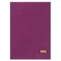 Ткань Арт Узор для рукоделия на клеевой основе В горошек, 200 г/м2, 21 х 30 см фиолетовый