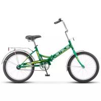 Велосипед STELS Pilot 410 20 Z011 (2018)(черно-зеленый)