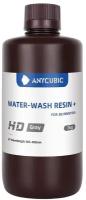 Фотополимерная водосмываемая смола Anycubic Water Wash Resin+ HD серая