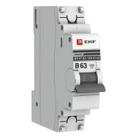 Автоматический выключатель EKF ВА 47-63 (B) 6kA 63 А