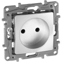 Розетка Legrand 672434 Etika, 16 А, с защитной шторкой