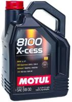 Моторное масло MOTUL 8100 X-Cess 5W-30 синтетическое 5 л