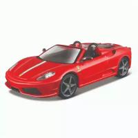 Bburago Коллекционная машинка Феррари 1:32 Ferrari R&P - Ferrari Scuderia Spider 16M, красная