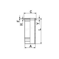 KOLBENSCHMIDT 89367110 Гильза цилиндра