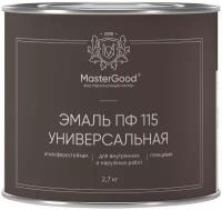 Эмаль универсальная ПФ-115 Master Good глянцевая (2,7кг) зеленый