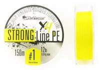 Плетеный шнур Mottomo Strong Line PE Fluo Yellow #1.0/6kg 150m