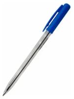 Ручка шариковая Silwerhof Fix d - 0.7мм синие автоматическая одноразовая ручка линия 0.5мм поворотный, упаковка 50шт1171239)