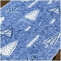 Одеяло байковое премиум «Сумеречный лес» 100×140 