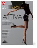 Колготки Omsa Attiva, 20 den, размер 5, серый