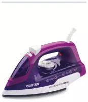 Утюг Centek CT-2348 VIOLET (фиолет) 1800Вт, керамическая подошва, паровой удар, самоочистка, 200мл