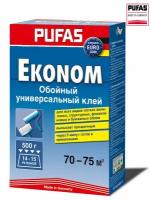 Клей для обоев универсальный, Pufas Эконом Euro 3000, 500 г