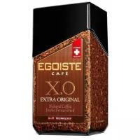 Кофе сублимированный EGOISTE X.O. молотый в растворимом стеклянная банка 100г