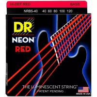 Струны для 5 ти струнной бас гитары DR String NRB5-40