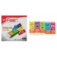 Flair Ластик дизайн Flair Willy-XL, 60 х 20 х 10 мм, белая