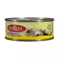 Berkley 100г №13 Adult Cat Кролик+говядина+ цукини, консервы для кошек Арт.69558