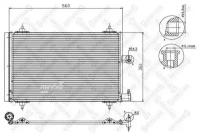 STELLOX 1045064SX 10-45064-SX_радиатор кондиционера! Citroen Xsara 2.0HDi, Peugeot 406 99>